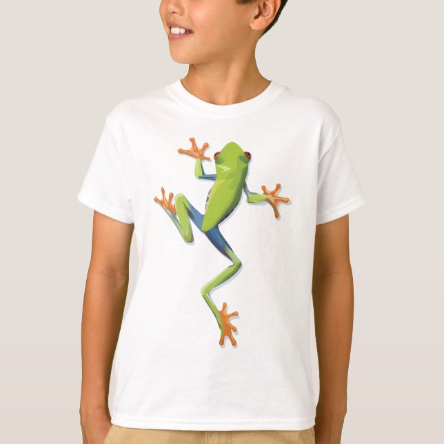 Greenery Amphibian Tree-Frog T-Shirt (Front)