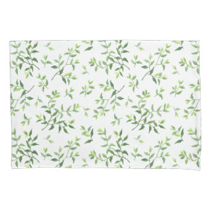 Greenery and Organic Pattern Pillowcase