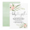 Greenery and pink gold floral girl baby shower