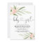 Greenery and pink gold floral girl baby shower