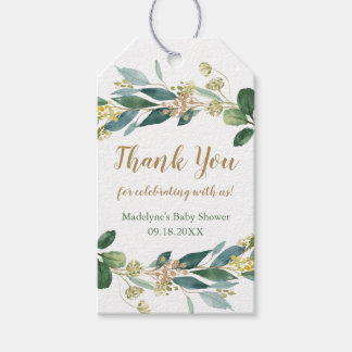 Greenery Baby Shower Favours Tag