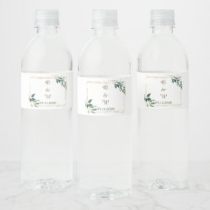 Greenery Beverage Label Set