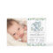 Greenery Blue Elephant Baptism Christening Photo