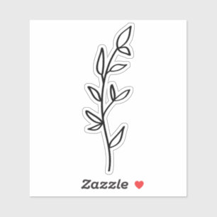 Greenery Botanical black and white