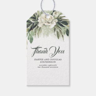 Greenery Botanical Garland Wedding Gift Tags