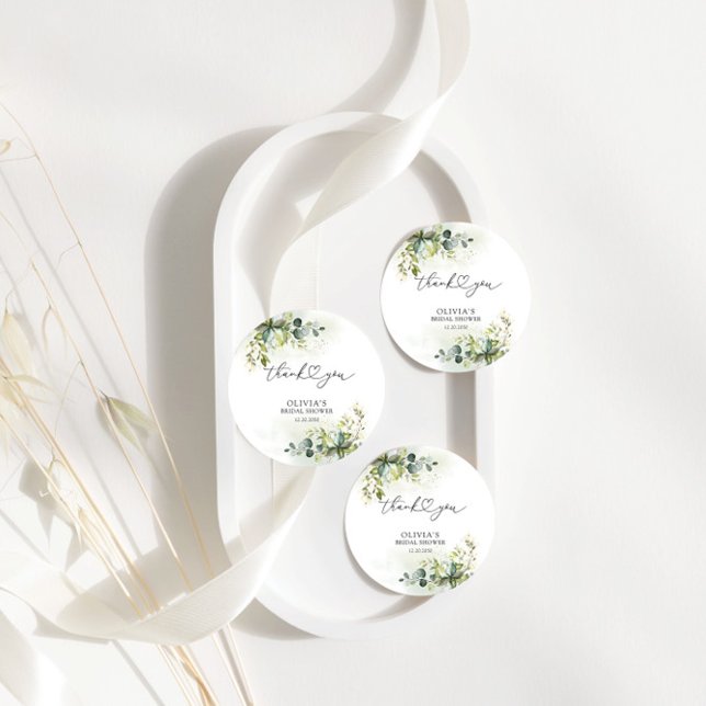 Greenery Bridal Shower Gift Tag (Creator Uploaded)