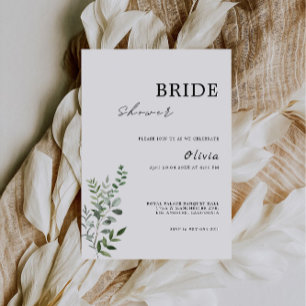 Greenery Bridal Shower Invitation