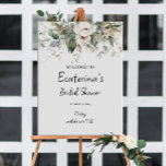 Greenery bridal shower welcome sign<br><div class="desc">Elegant bridal shower welcome sign with dusty pink watercolor flowers and greenery Welcome to a celebration of love and friendship! Our Elegant Bridal Shower Welcome Sign, adorned with delicate dusty pink watercolor flowers and lush greenery, sets the tone for an enchanting gathering. Each petal and leaf whispers tales of romance,...</div>