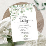 Greenery Brunch And Bubbly Bridal Shower Invitation<br><div class="desc">Greenery Brunch And Bubbly Bridal Shower Invitation</div>