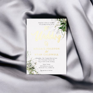 Greenery Brush Calligraphy Wedding