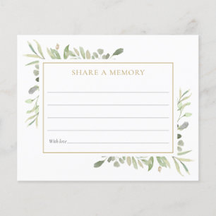 Greenery Celebration of Life Share A Memory