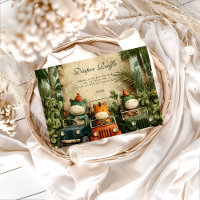 Greenery Dino Baby Shower Diapper Raffle