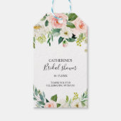 Greenery Elegant Floral Bridal Shower Gift Tags (Front)