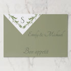 Greenery elegant  geometrical leaves branch sage