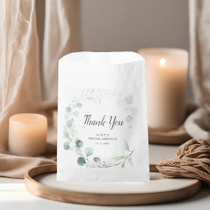 Greenery Eucalyptus Bridal Shower  Favour Bag