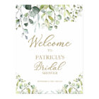 Greenery Eucalyptus Bridal Shower Welcome Poster
