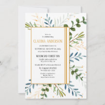 Greenery Eucalyptus foliage bridal shower 