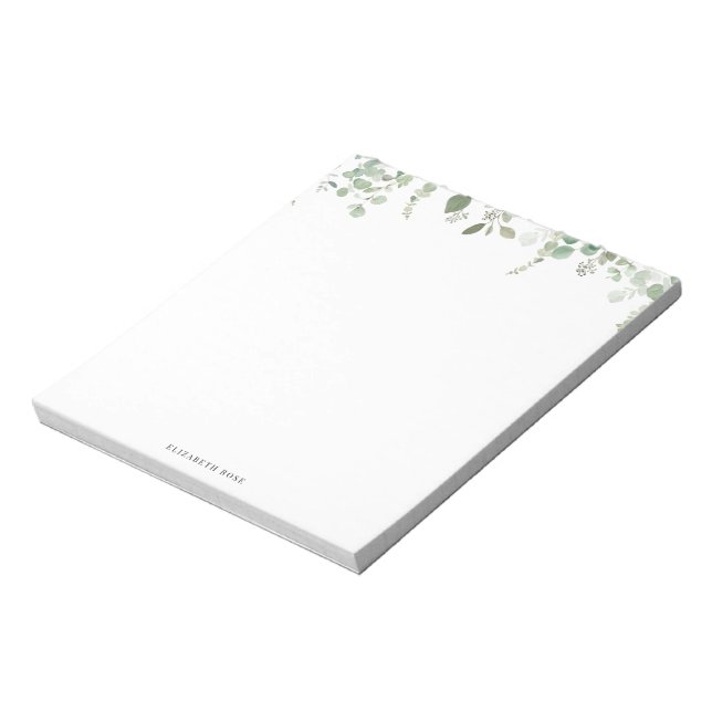 greenery eucalyptus foliage notepad (Rotated)
