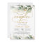 Greenery eucalyptus gold floral couples shower