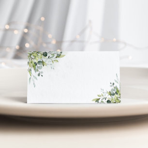 Greenery eucalyptus wedding place cards
