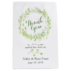Greenery Floral Wreath Wedding Thank You