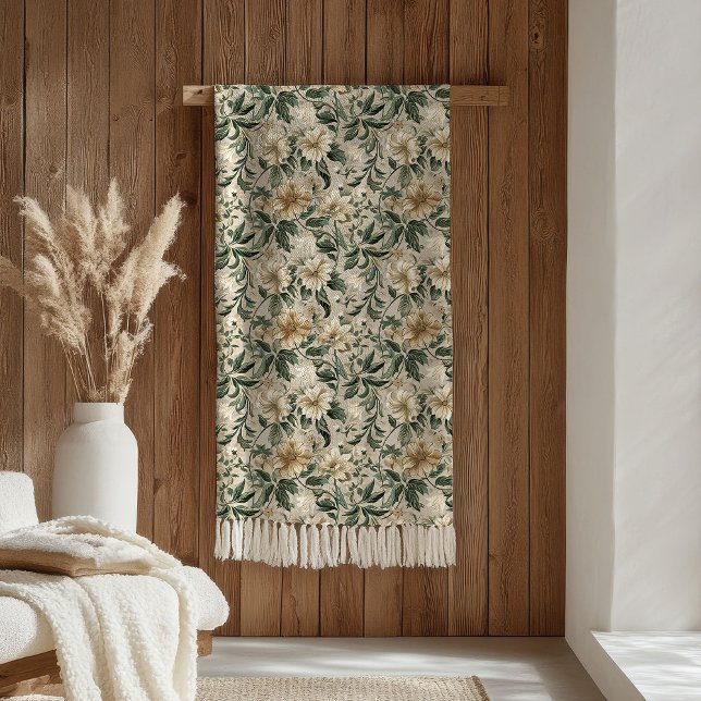 Greenery Foliage Blanket Lux Botanical Home Style (Greenery Foliage Blanket Lux Botanical Home Style)
