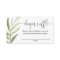 greenery gold baby shower diaper raffle cards