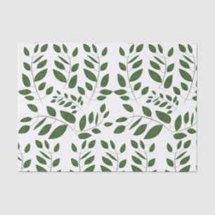 Greenery Leaf Pattern Tissue Paper