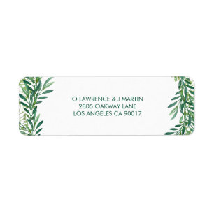 Greenery Leaves Watercolor