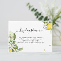 Greenery Lemony Display Bridal Wedding Shower