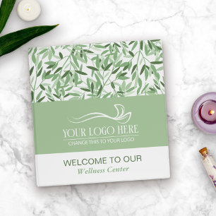 Greenery & Logo Welcome to Spa Wellness Centre Binder