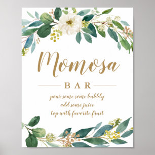 Greenery Momosa Bar Sign