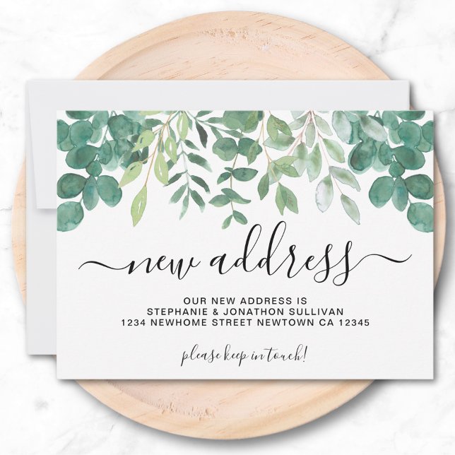  Greenery New Address Moving Announcement (Creator Uploaded)