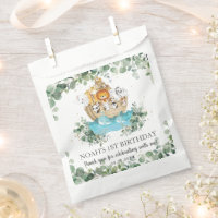 Greenery Noah's Ark Cute Animals Baby Birthday