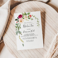 Greenery Pink Blush Kitchen Tea Bridal Shower