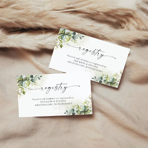 Greenery Registry Enclosure Card