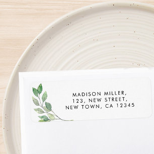 Greenery Return Address