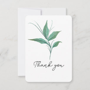 Greenery Stem Thank You Card