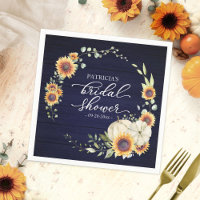 Greenery Sunflowers Pumpkin Fall Bridal Shower