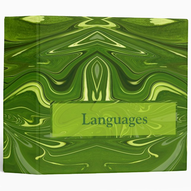 Greenery Swirls Binder (Front/Spine)