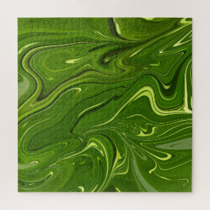 Greenery Swirls Jigsaw Puzzle