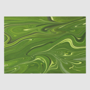 Greenery Swirls Tissue Paper