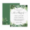 Greenery Tropical Palm Leaf Wedding Invitation