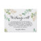 Greenery Wedding Wishing Well Card