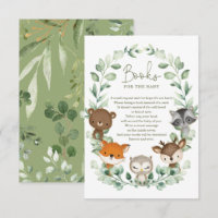 Greenery Woodland Animals Books for Baby