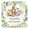 Greenery Woodland Baby Animals Thank You Favours