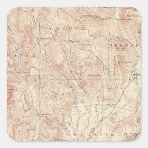 Greenfield, Massachusetts Square Sticker