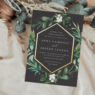 Greenhouse Frame   Watercolor Botanical Wedding