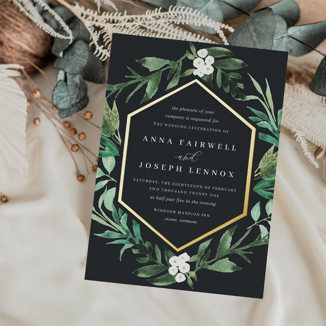 Greenhouse Frame | Watercolor Botanical Wedding (Creator Uploaded)