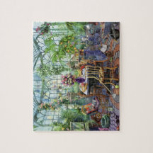 Greenhouse Morning Jigsaw Puzzle